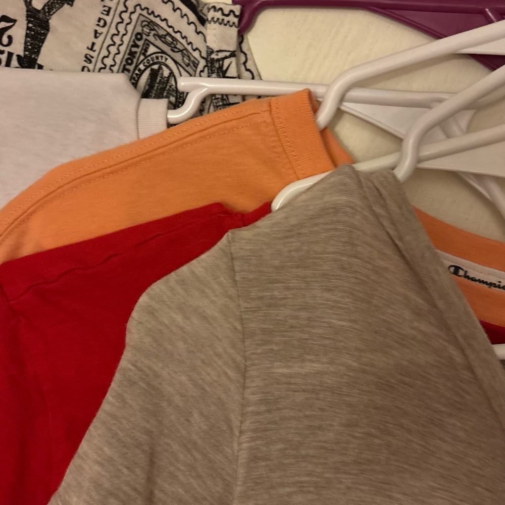 Set of 4 M fit t-shirts (ZARA, champion…)